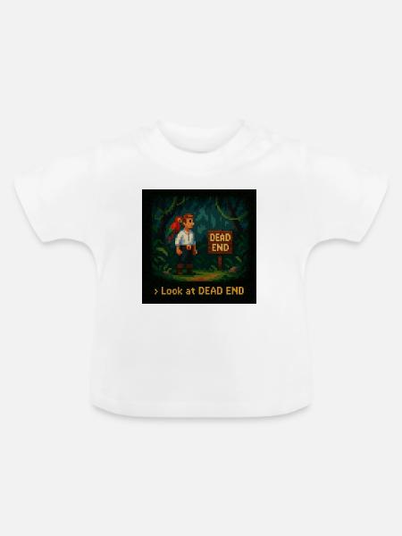 Look at Dead End - Baby Bio-T-Shirt mit Rundhals - Weiß