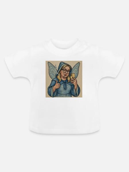 Pato die Fee - Baby Bio-T-Shirt mit Rundhals - Weiß