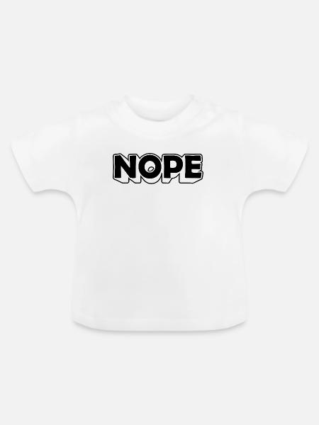 Abstrakte Farbexplosion auf Leinwand - Baby Bio-T-Shirt mit Rundhals - Weiß