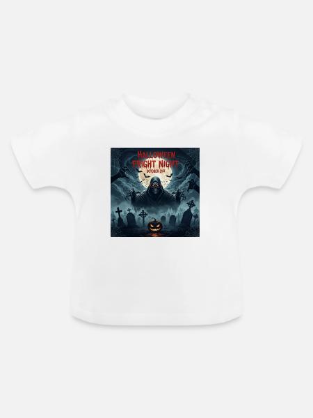 [HD] Halloween 2 - Baby Bio-T-Shirt mit Rundhals - Weiß