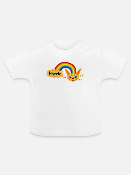 Harrie Cabbage von Helfspawn - Baby Bio-T-Shirt mit Rundhals - Weiß