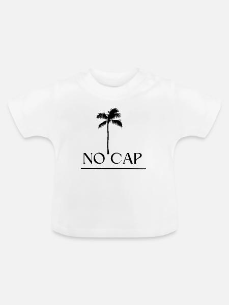 No Cap Design - Baby Bio-T-Shirt mit Rundhals - Weiß