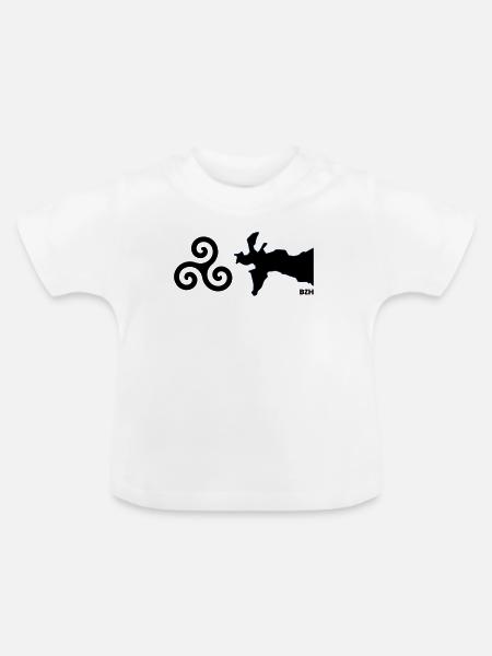 tri-crozon - Baby Bio-T-Shirt mit Rundhals - Weiß
