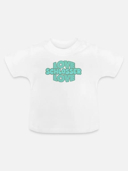 Geschenk für Schlosser - Baby Bio-T-Shirt mit Rundhals - Weiß