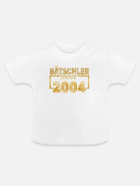 Single 2004 - Baby Bio-T-Shirt mit Rundhals - Weiß