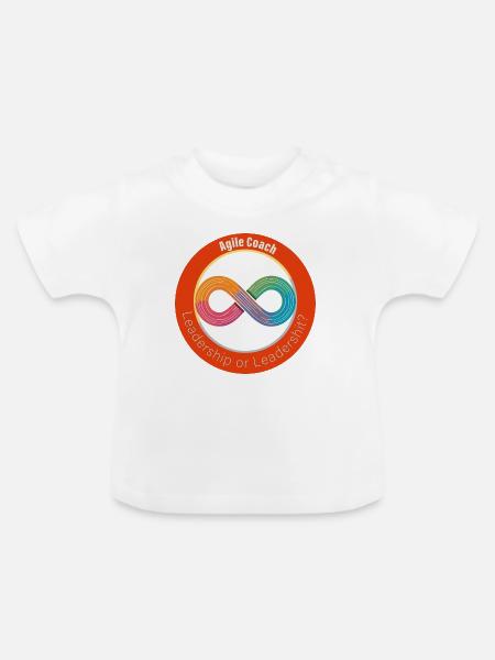 Leadership or? - Baby Bio-T-Shirt mit Rundhals - Weiß