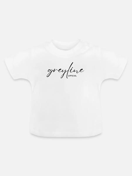 Greyline Official - Baby Bio-T-Shirt mit Rundhals - Weiß