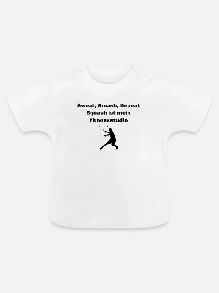 Squash - Baby Bio-T-Shirt mit Rundhals - Weiß