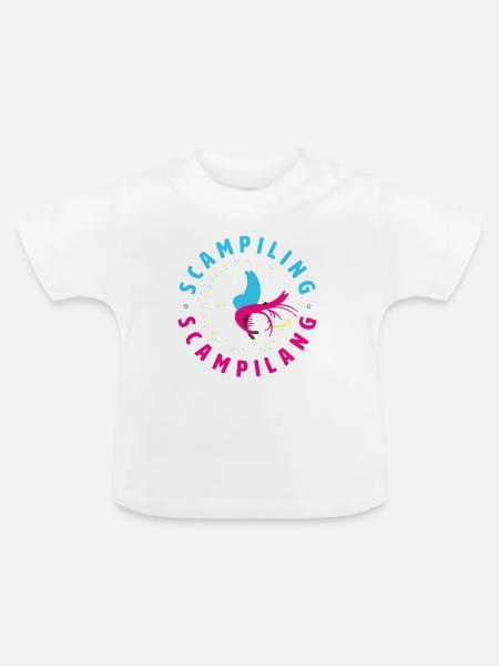 Scampiling - Baby Bio-T-Shirt mit Rundhals - Weiß