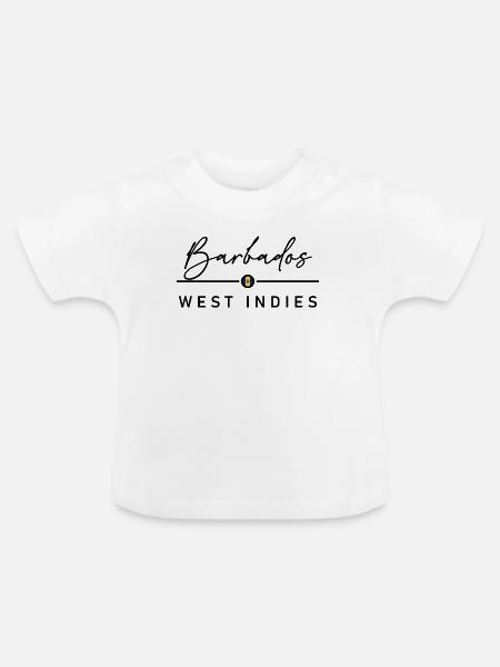 Barbados - West Indies - Karibik - Baby Bio-T-Shirt mit Rundhals - Weiß
