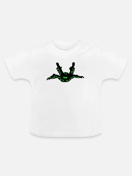 Skydiver - Baby Bio-T-Shirt mit Rundhals - Weiß