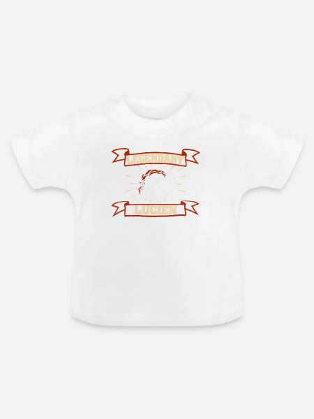 Geschenk für Lucien - Baby Bio-T-Shirt mit Rundhals - Weiß