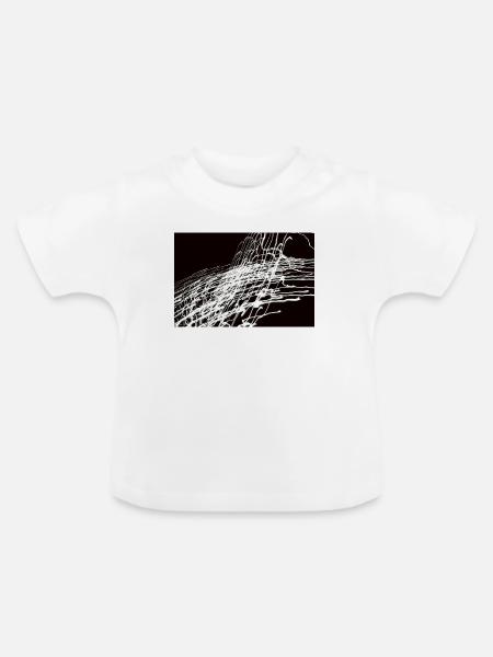 Lichtspiele 2 - Baby Bio-T-Shirt mit Rundhals - Weiß