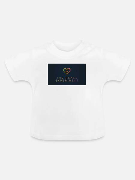 the-peace-experiment - Baby Bio-T-Shirt mit Rundhals - Weiß