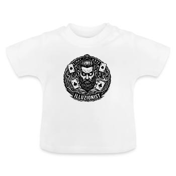 Viking Wizard - Baby Organic T-Shirt with Round Neck - white - Front