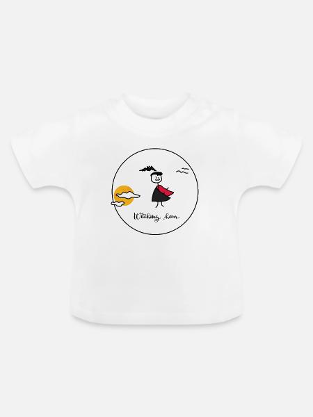 Dracula - Baby Bio-T-Shirt mit Rundhals - Weiß