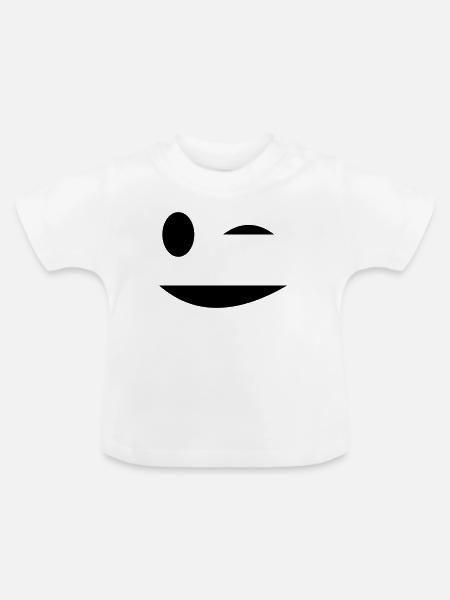 petzauge - Baby Bio-T-Shirt mit Rundhals - Weiß