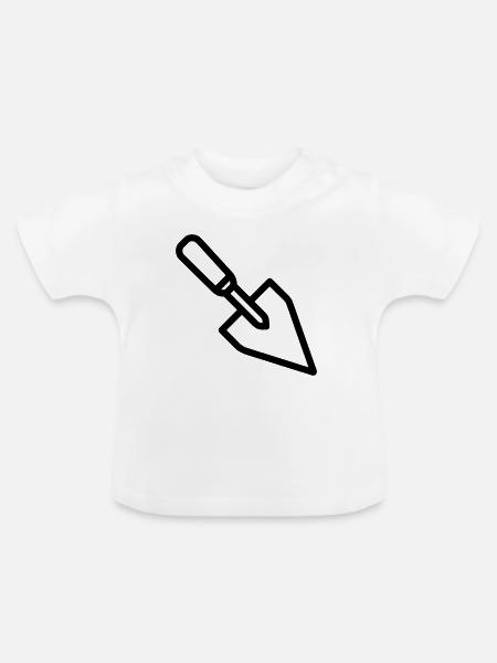 Kelle - Baby Bio-T-Shirt mit Rundhals - Weiß