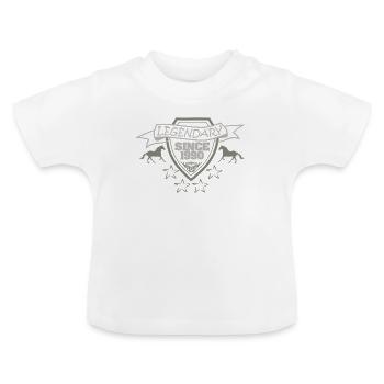 1990 - Baby Organic T-Shirt with Round Neck - white - Front