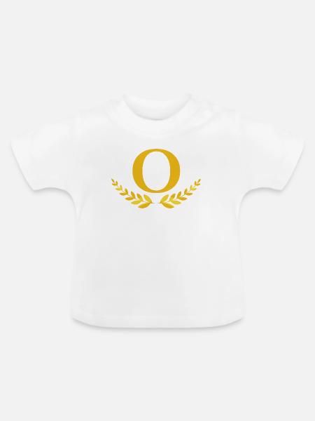 O - Baby Bio-T-Shirt mit Rundhals - Weiß