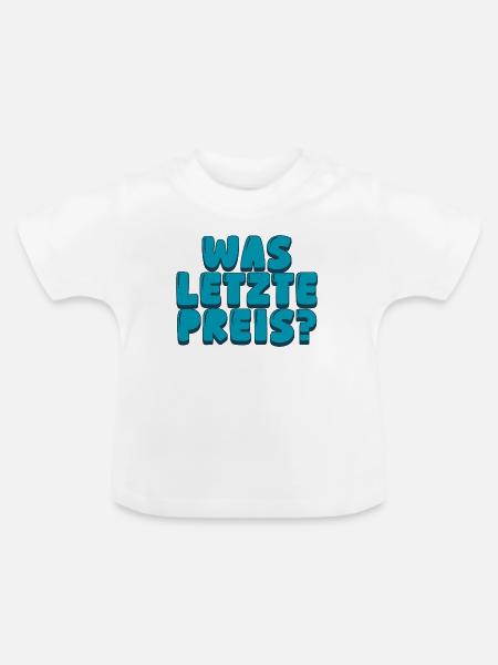 was letzte preis - Baby Bio-T-Shirt mit Rundhals - Weiß