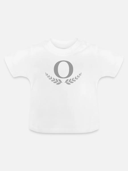 O - Baby Bio-T-Shirt mit Rundhals - Weiß