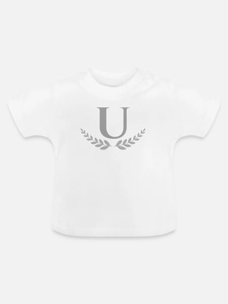 U - Baby Bio-T-Shirt mit Rundhals - Weiß