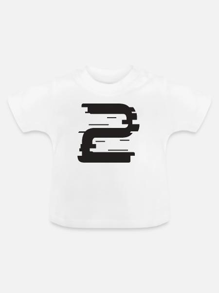 2 - Baby Bio-T-Shirt mit Rundhals - Weiß