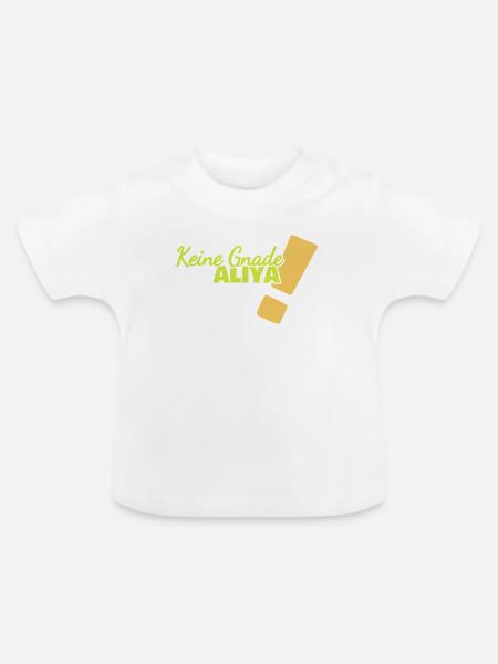 Aliya - Baby Bio-T-Shirt mit Rundhals - Weiß