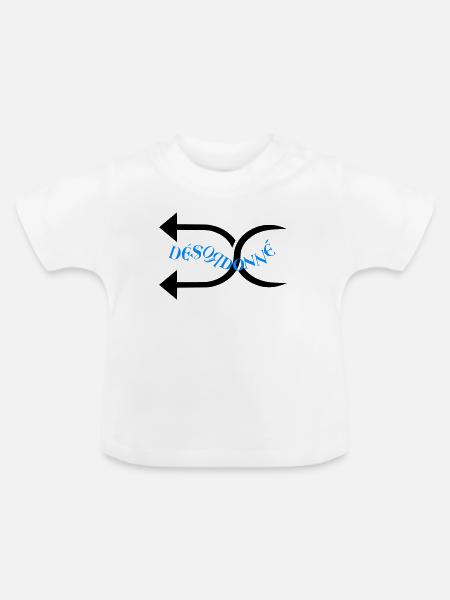 Entschuldigung - Baby Bio-T-Shirt mit Rundhals - Weiß