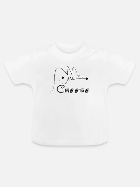 Hasan-Maus-Kalligraphie - Baby Bio-T-Shirt mit Rundhals - Weiß
