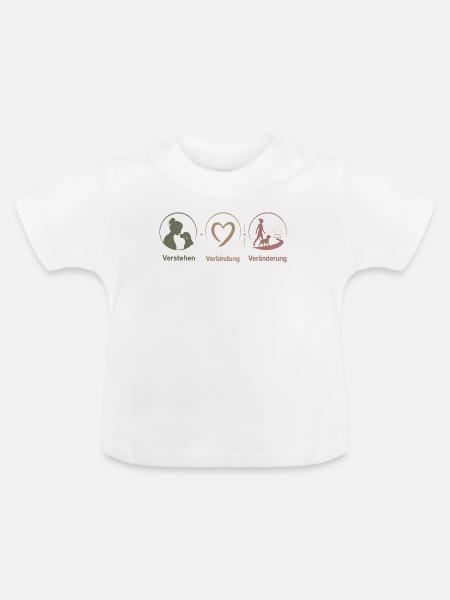 Verstehen Verbindung Veränderung Trio - Baby Bio-T-Shirt mit Rundhals - Weiß
