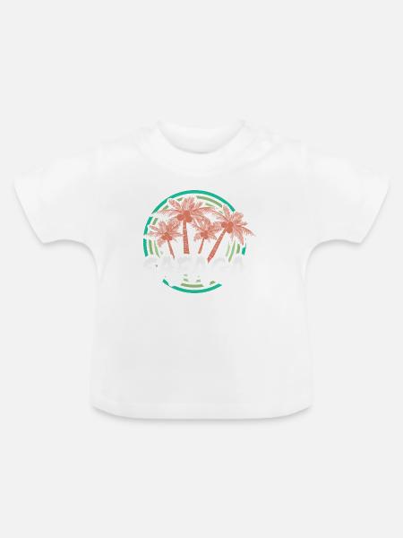 Ferien Safaga - Baby Bio-T-Shirt mit Rundhals - Weiß