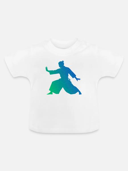 Selbstverteidigung Geschenkidee für Aikido-Prüfung - Baby Bio-T-Shirt mit Rundhals - Weiß