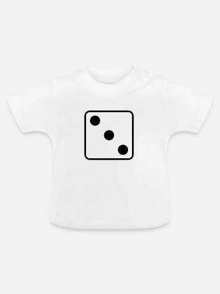 Sagt - Baby Bio-T-Shirt mit Rundhals - Weiß