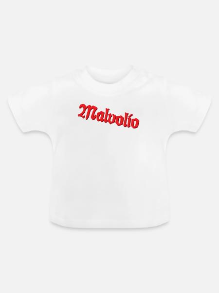 Malvolio - Baby Bio-T-Shirt mit Rundhals - Weiß