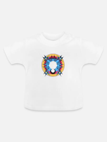 Portal der Energie - Baby Bio-T-Shirt mit Rundhals - Weiß