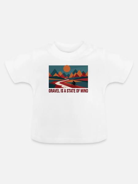 Kies ist ein Geisteszustand-Shirt - Baby Bio-T-Shirt mit Rundhals - Weiß