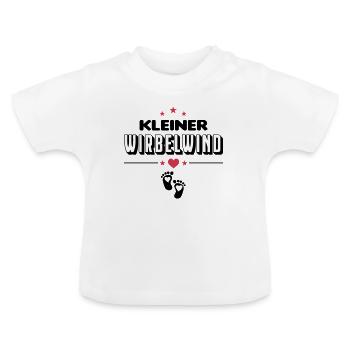 Petit bébé tourbillon - T-shirt bio col rond Bébé - blanc - Devant