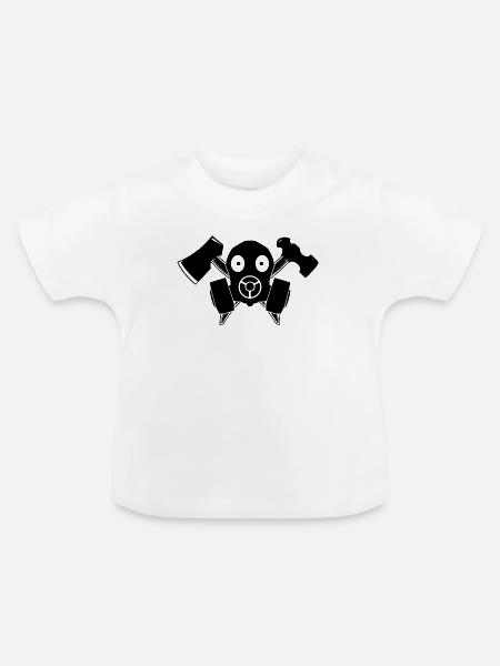 MAYHEM#1001 - Baby Bio-T-Shirt mit Rundhals - Weiß