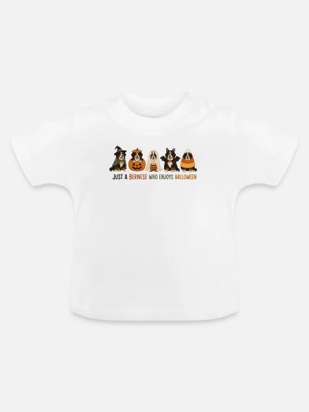 Berner Halloween-Crew - Baby Bio-T-Shirt mit Rundhals - Weiß
