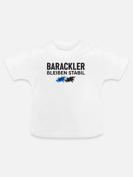 Barackler - Stolz und Ehre - Baby Bio-T-Shirt mit Rundhals - Weiß