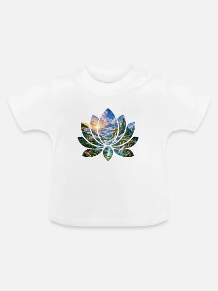 lotus future 2027 - Baby Bio-T-Shirt mit Rundhals - Weiß