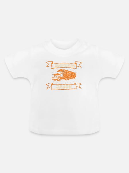 Geschenk für Jason - Baby Bio-T-Shirt mit Rundhals - Weiß