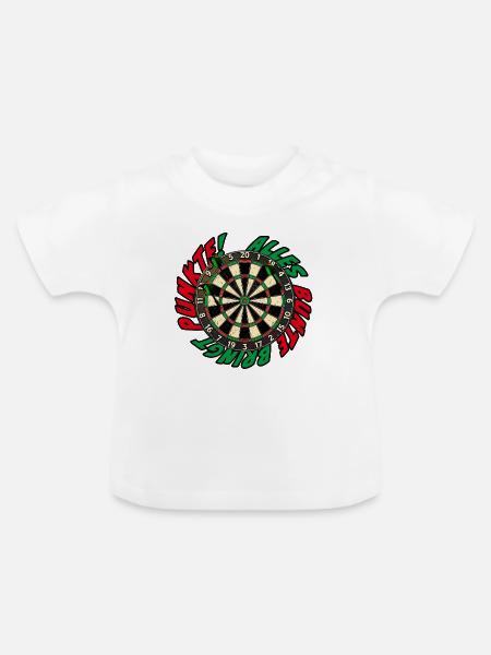 AllesBunte-beginner - Baby Bio-T-Shirt mit Rundhals - Weiß