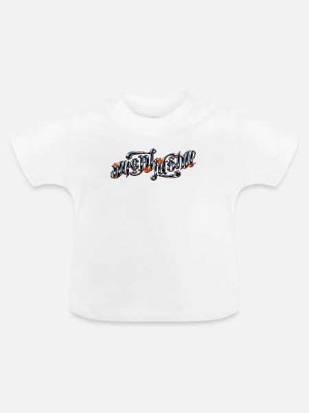 Illegaler Lebensstil - Baby Bio-T-Shirt mit Rundhals - Weiß