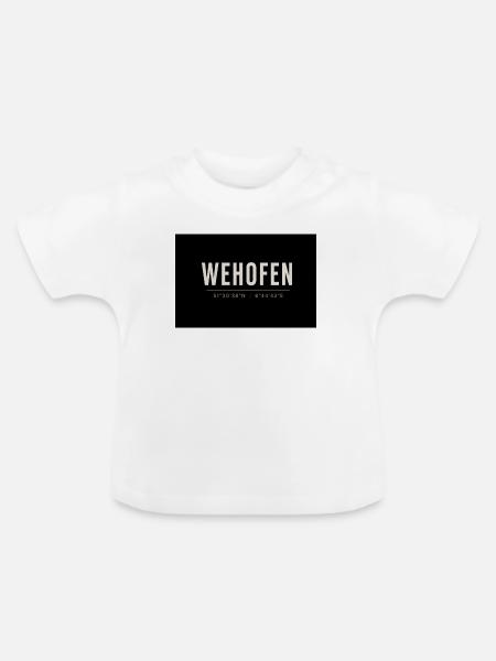 Wehofen - Baby Bio-T-Shirt mit Rundhals - Weiß