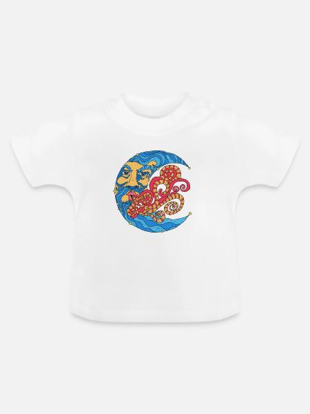 Windblower - Baby Bio-T-Shirt mit Rundhals - Weiß