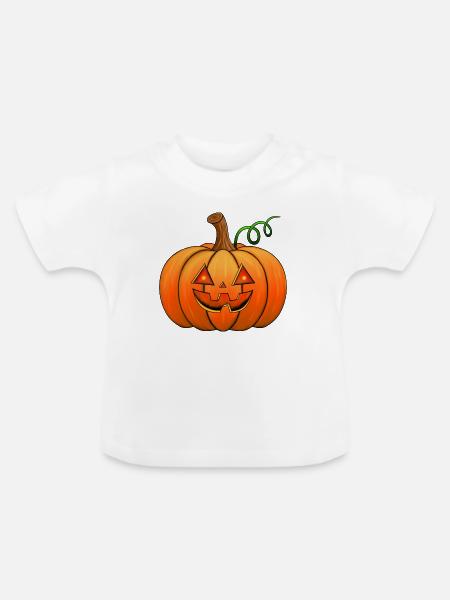 Jack's Glow - Baby Bio-T-Shirt mit Rundhals - Weiß