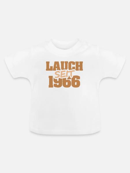 Geschenk für Entwurf - Baby Bio-T-Shirt mit Rundhals - Weiß